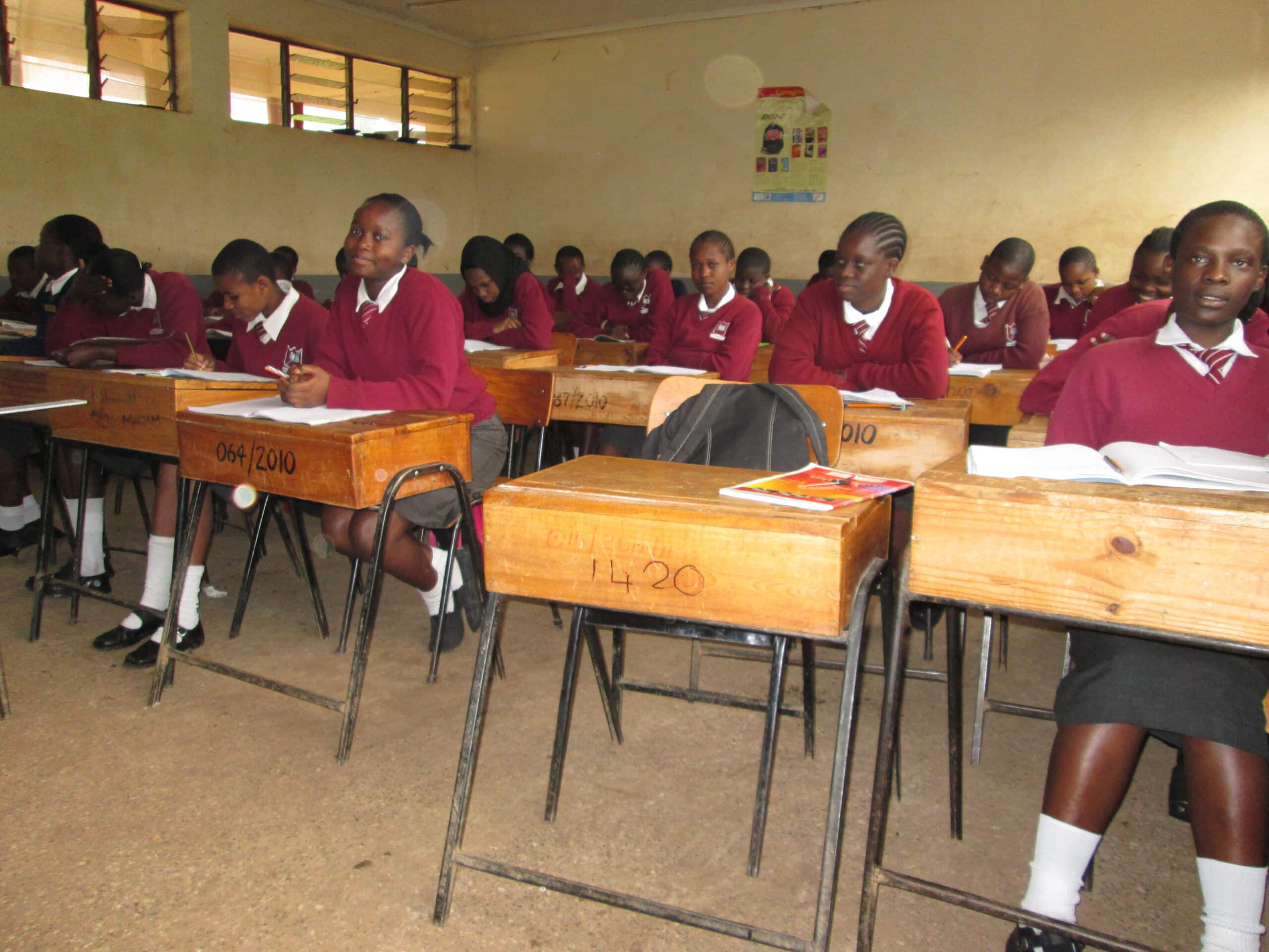 Photo of pupils at Olympic High School Nairobi